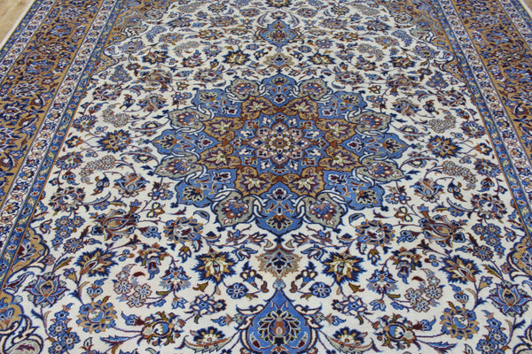 FINE HANDMADE PERSIAN KASHAN CARPET FLORAL DESIGN 400 X 300 CM