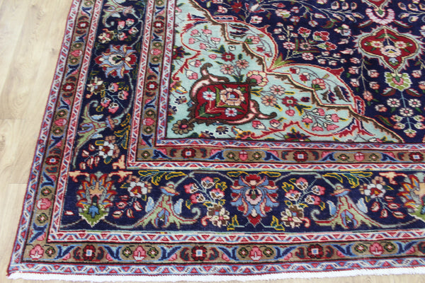 ANTIQUE PERSIAN TABRIZ CARPET FLORAL DESIGN 345 X 250 CM