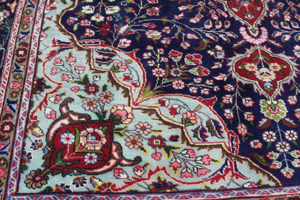 ANTIQUE PERSIAN TABRIZ CARPET FLORAL DESIGN 345 X 250 CM