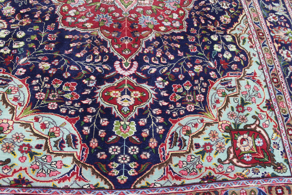 ANTIQUE PERSIAN TABRIZ CARPET FLORAL DESIGN 345 X 250 CM