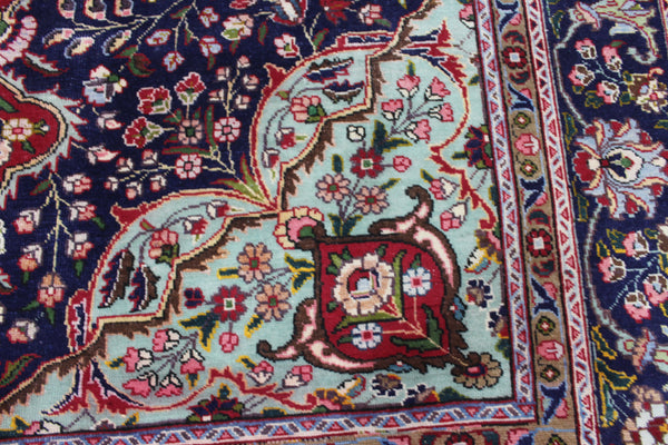 ANTIQUE PERSIAN TABRIZ CARPET FLORAL DESIGN 345 X 250 CM