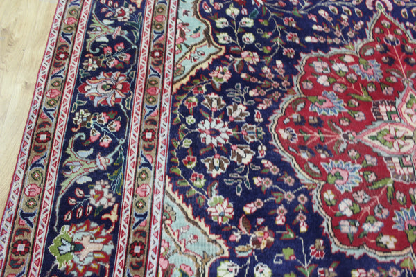 ANTIQUE PERSIAN TABRIZ CARPET FLORAL DESIGN 345 X 250 CM