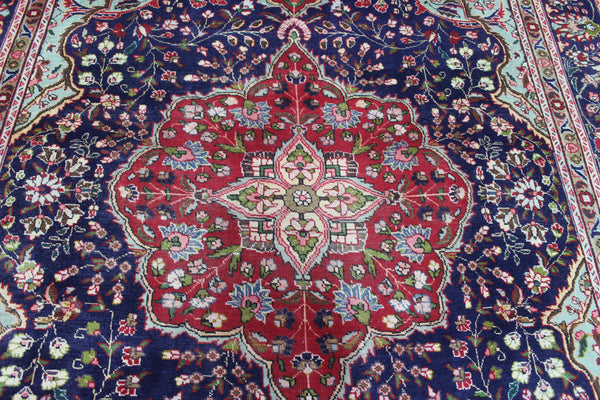 ANTIQUE PERSIAN TABRIZ CARPET FLORAL DESIGN 345 X 250 CM