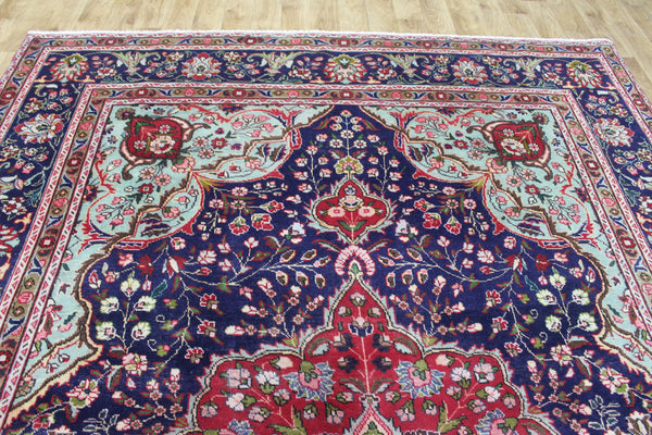 ANTIQUE PERSIAN TABRIZ CARPET FLORAL DESIGN 345 X 250 CM