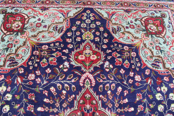 ANTIQUE PERSIAN TABRIZ CARPET FLORAL DESIGN 345 X 250 CM