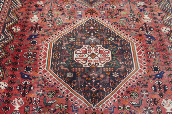 ANTIQUE QASHQAI WOOL RUG 283 x 200 CM