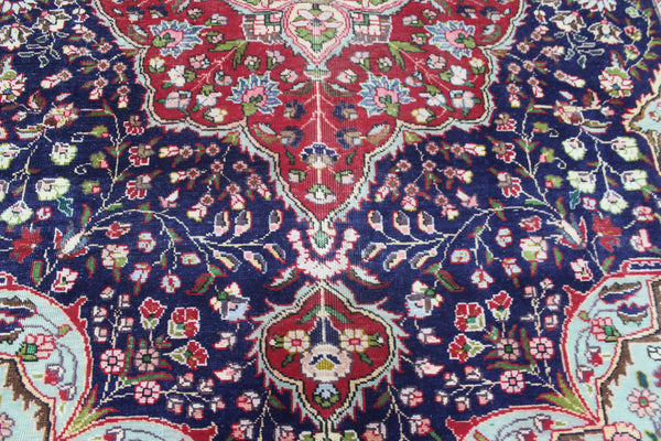 ANTIQUE PERSIAN TABRIZ CARPET FLORAL DESIGN 345 X 255 CM