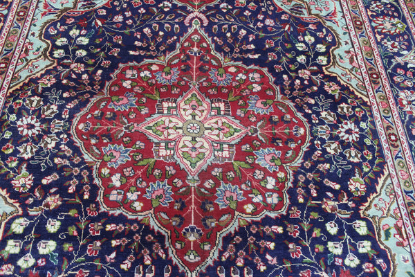 ANTIQUE PERSIAN TABRIZ CARPET FLORAL DESIGN 345 X 255 CM