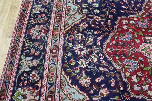 ANTIQUE PERSIAN TABRIZ CARPET FLORAL DESIGN 345 X 255 CM