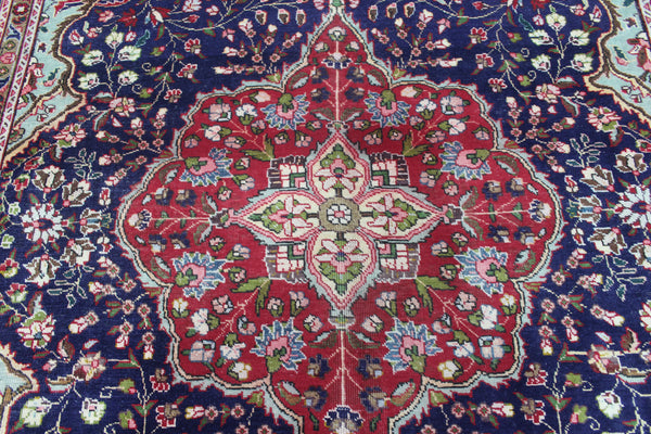 ANTIQUE PERSIAN TABRIZ CARPET FLORAL DESIGN 345 X 255 CM