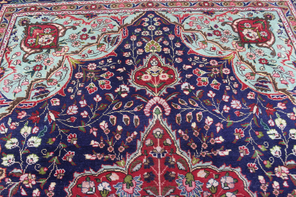 ANTIQUE PERSIAN TABRIZ CARPET FLORAL DESIGN 345 X 255 CM