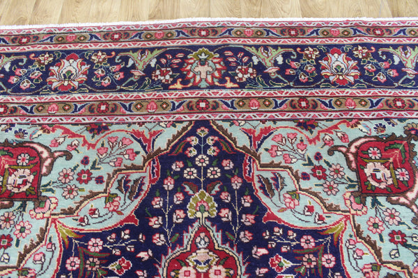 ANTIQUE PERSIAN TABRIZ CARPET FLORAL DESIGN 345 X 255 CM