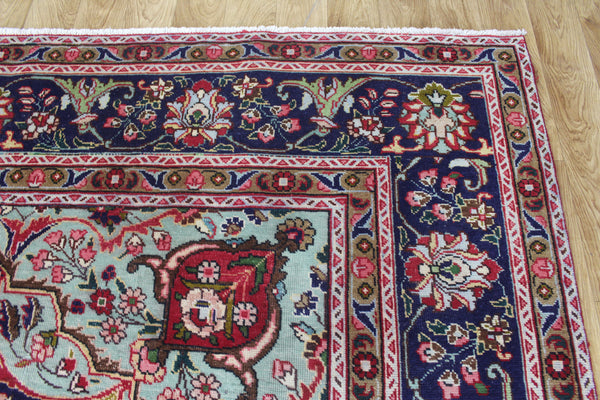 ANTIQUE PERSIAN TABRIZ CARPET FLORAL DESIGN 345 X 255 CM