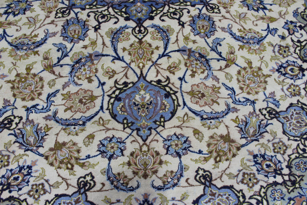 FINE HANDMADE PERSIAN KASHAN CARPET FLORAL DESIGN 390 X 285 CM