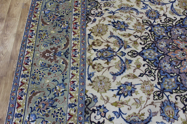 FINE HANDMADE PERSIAN KASHAN CARPET FLORAL DESIGN 390 X 285 CM