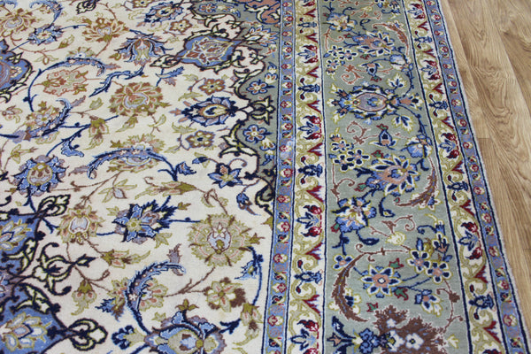 FINE HANDMADE PERSIAN KASHAN CARPET FLORAL DESIGN 390 X 285 CM