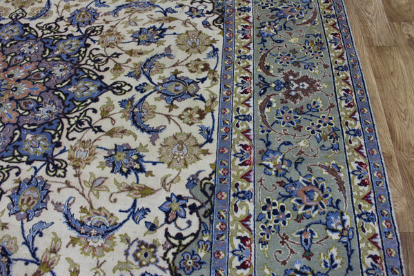 FINE HANDMADE PERSIAN KASHAN CARPET FLORAL DESIGN 390 X 285 CM