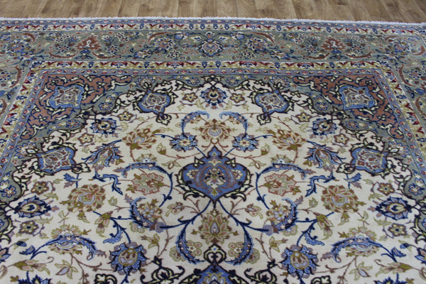 FINE HANDMADE PERSIAN KASHAN CARPET FLORAL DESIGN 390 X 285 CM