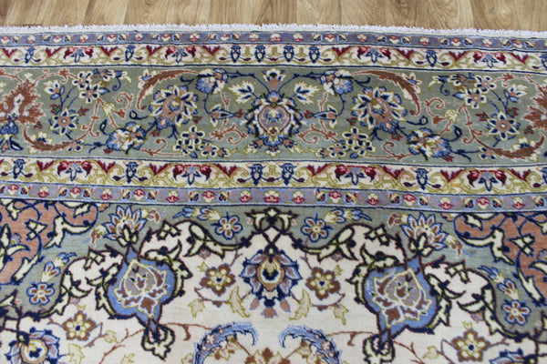 FINE HANDMADE PERSIAN KASHAN CARPET FLORAL DESIGN 390 X 285 CM