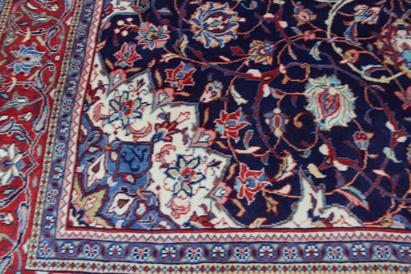 LARGE PERSIAN SAROUK CARPET FLORAL DESIGN 425 X 300 CM