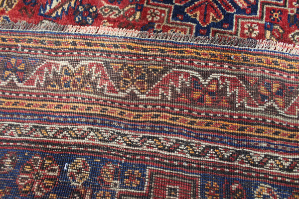 ANTIQUE QASHQAI WOOL RUG 280 X 190 CM