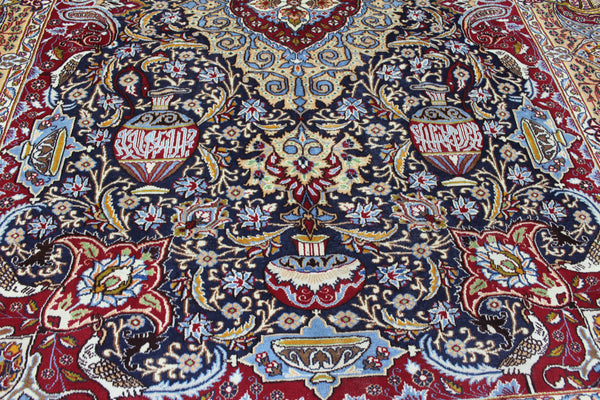 A BEAUTIFUL PERSIAN KASHMAR CARPET 385 X 297 CM