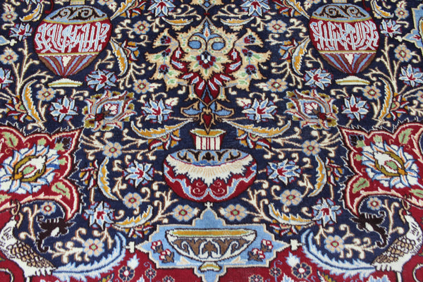 A BEAUTIFUL PERSIAN KASHMAR CARPET 385 X 297 CM