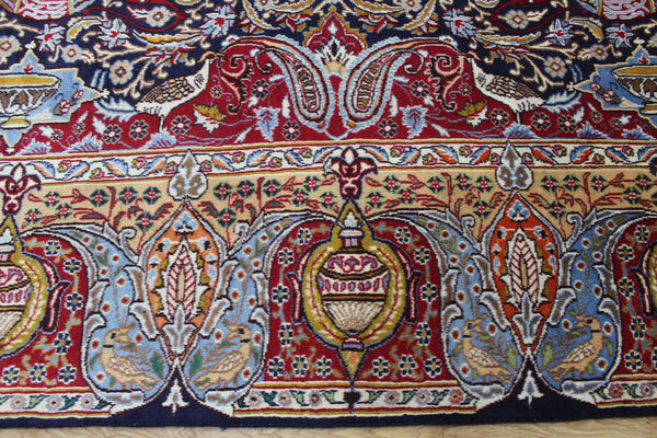 A BEAUTIFUL PERSIAN KASHMAR CARPET 385 X 297 CM