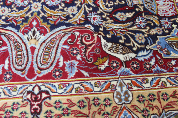 A BEAUTIFUL PERSIAN KASHMAR CARPET 385 X 297 CM