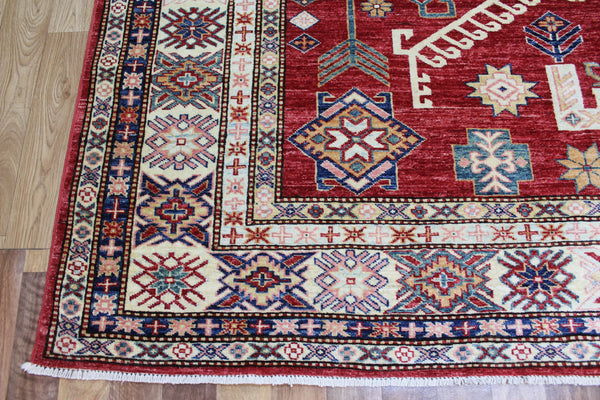 FINE HANDMADE KAZAK RUG 290 X 214 CM