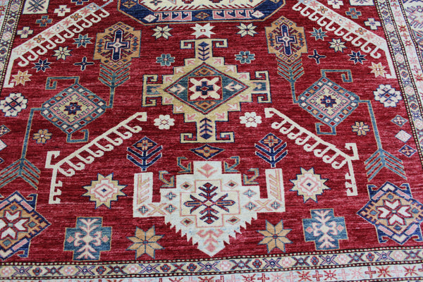 FINE HANDMADE KAZAK RUG 290 X 214 CM