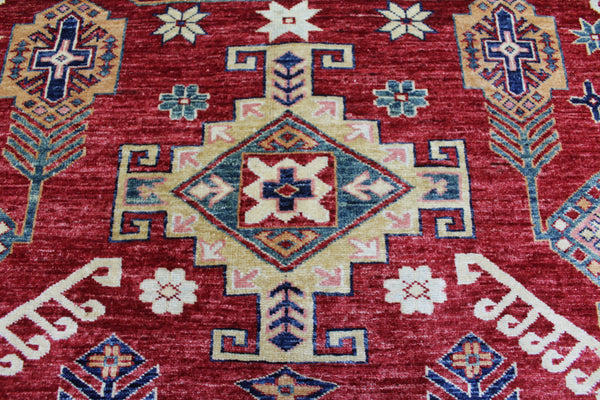 FINE HANDMADE KAZAK RUG 290 X 214 CM