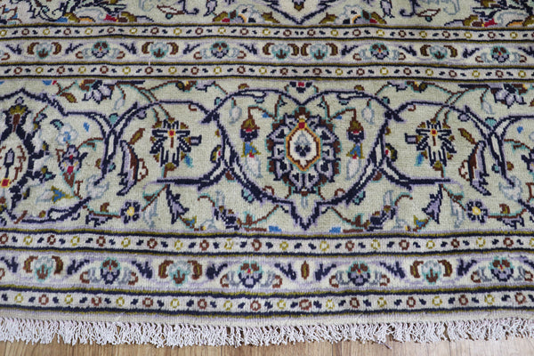 FINE HANDMADE PERSIAN KASHAN CARPET 310 X 198 CM