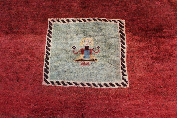 Fine Handmade Persian Gabbeh Wool Rug 210 x 205 cm