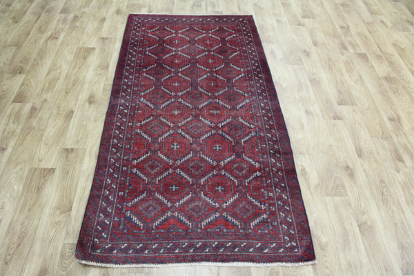 Vintage Persian Baluch Rug 190 x 100 cm