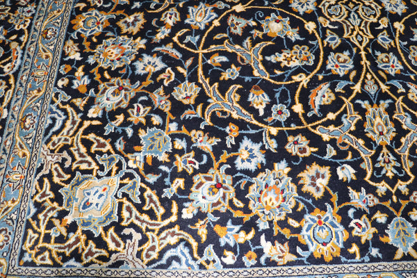 SIGNED HANDMADE PERSIAN KASHAN CARPET 415 X 312 CM