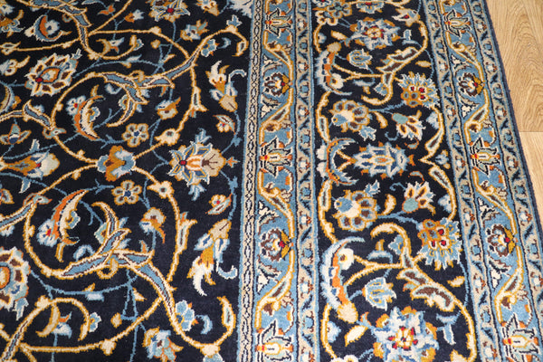 SIGNED HANDMADE PERSIAN KASHAN CARPET 415 X 312 CM