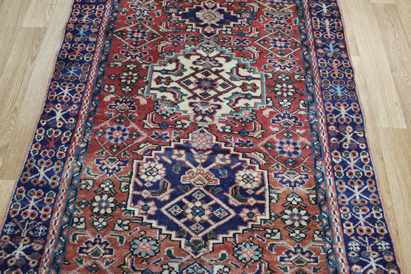 ANTIQUE PERSIAN KARAJEH RUNNER 385 X 106 CM