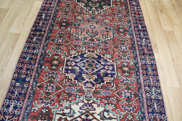 ANTIQUE PERSIAN KARAJEH RUNNER 385 X 106 CM