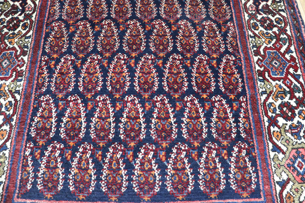 OLD HANDMADE PERSIAN MALAYER RUNNER IN GREAT CONDITION 308 X 102 CM
