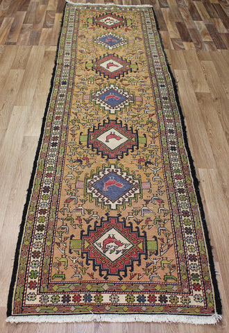 Fine Persian Sumac Kilim Runner 295 x 80 cm