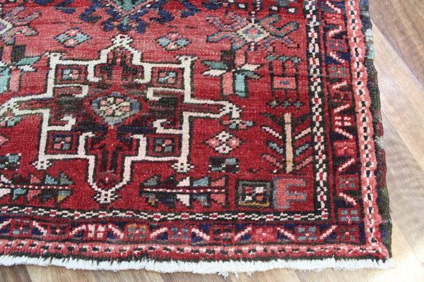 OLD HANDMADE PERSIAN KARAJEH RUNNER OF TRADITIONAL DESIGN 435 X 83 CM