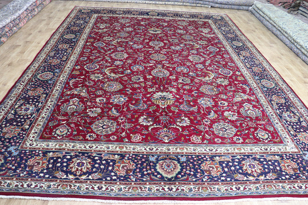 AN OUTSTANDING PERSIAN TABRIZ CARPET GREAT CONDITION 390 X 290 CM