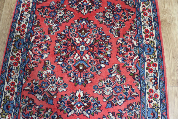 FINE HANDMADE PERSIAN SAROUKH RUNNER 495 X 80 CM