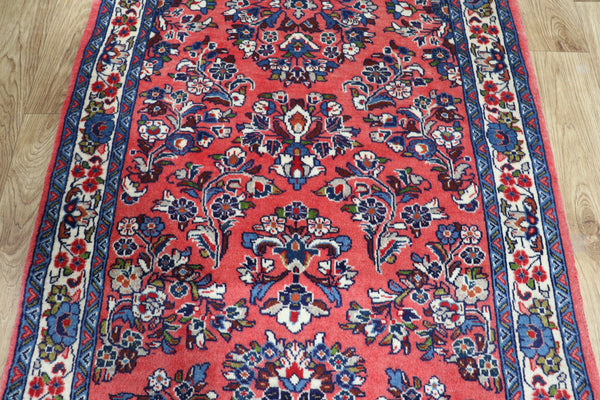 FINE HANDMADE PERSIAN SAROUKH RUNNER 495 X 80 CM