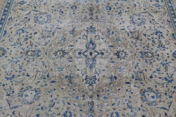 Overdyed Persian Tabriz carpet 257 x 160 cm