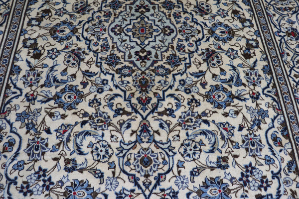 FINE HANDMADE PERSIAN KASHAN CARPET FLORAL DESIGN 298 X 192 CM