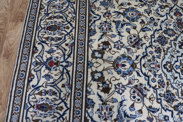 FINE HANDMADE PERSIAN KASHAN CARPET FLORAL DESIGN 298 X 192 CM