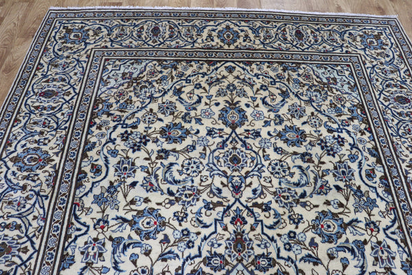 FINE HANDMADE PERSIAN KASHAN CARPET FLORAL DESIGN 298 X 192 CM