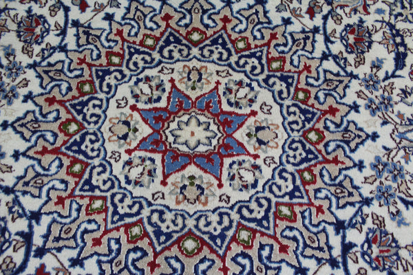 Fine Handmade Persian Nain Silk & Wool Carpet 290 x 197 cm